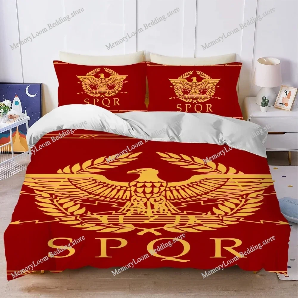 Gold Imperial Eagle Rome SPQR Duvet Cover Set Home Style Bedding Soft Laundry Cotton Bed Student Dormitory Gift Home Textile029
Gold Imperial Eagle Rome SPQR Duvet Cover Set Home Style Bedding Soft Laundry Cotton Bed Student Dormitory Gift Home Textile029