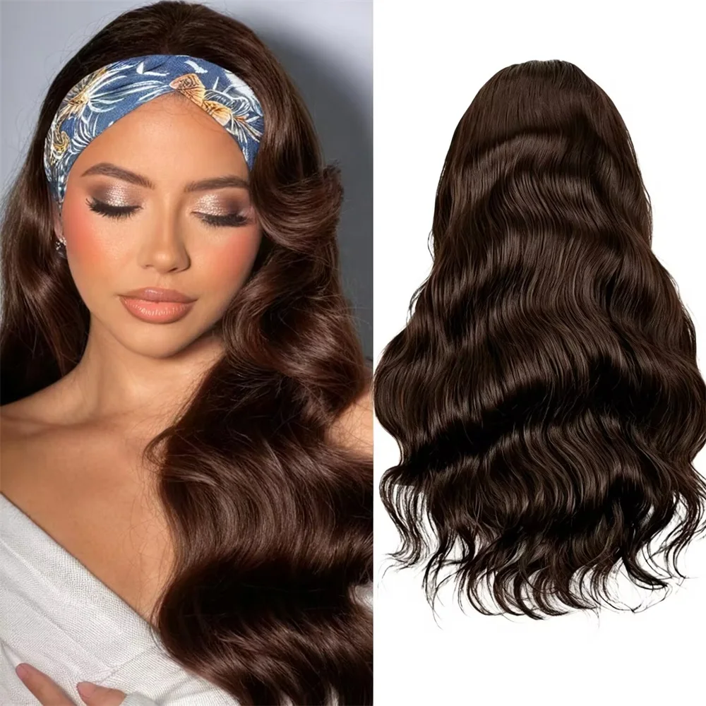 Chocolate Brown Headband Human Hair Wigs Body Wave Headband Wigs Human Hair For Black Women Glueless Half Wigs Wear and Go
Chocolate Brown Headband Human Hair Wigs Body Wave Headband Wigs Human Hair For Black Women Glueless Half Wigs Wear and Go