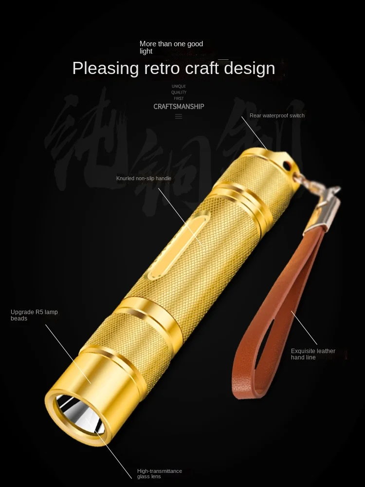 Strong Light Flashlight Small Portable Household Rechargeable Ultra-bright Long-range Led Mini Student Outdoor Waterproof Light
Strong Light Flashlight Small Portable Household Rechargeable Ultra-bright Long-range Led Mini Student Outdoor Waterproof Light