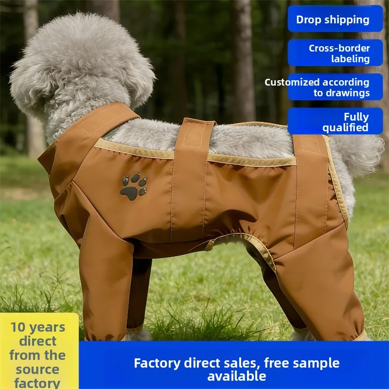 Anti-Dirty Dog Pants Four Legs, Waterproof Dust Proof Outdoor Suit for Bichon Teddy Small Dogs
Anti-Dirty Dog Pants Four Legs, Waterproof Dust Proof Outdoor Suit for Bichon Teddy Small Dogs