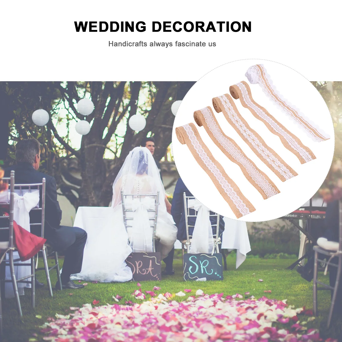 5 Rolls Burlap DIY Craft Ribbon Linen Lace Home Decoration Wedding Party Accessories Retro Durable Color Luster Weave
5 Rolls Burlap DIY Craft Ribbon Linen Lace Home Decoration Wedding Party Accessories Retro Durable Color Luster Weave