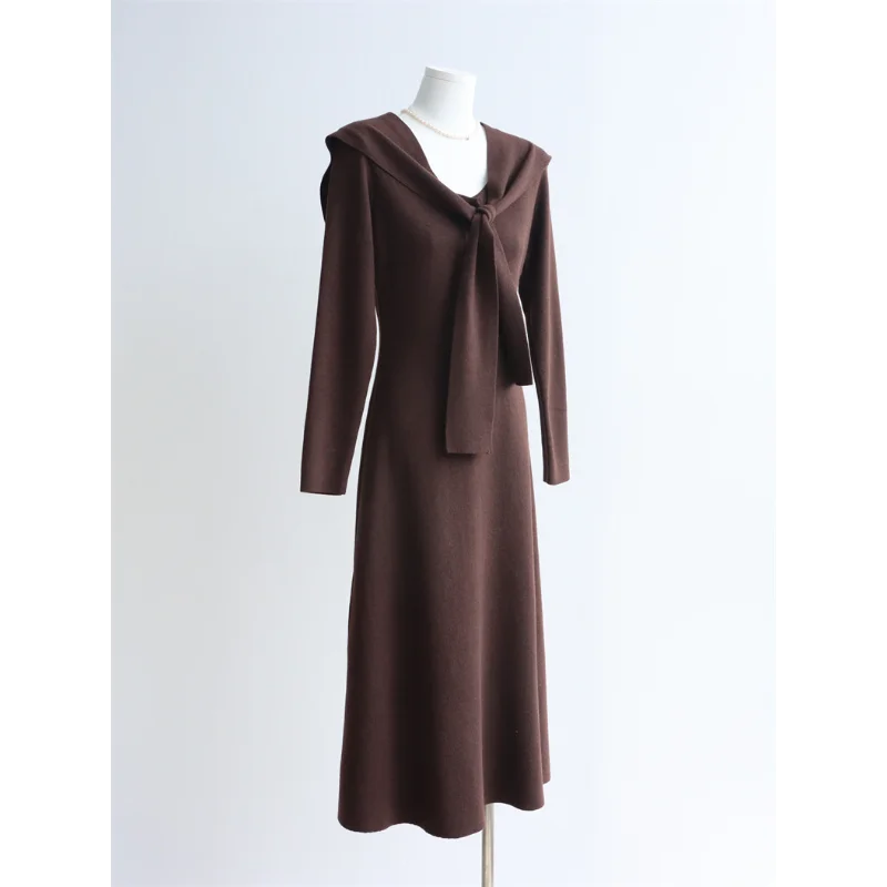 Женское простое базовое платье со съемной шерстью, смешанная шерсть, длинное платье, модное французское женское эластичное черное платье-свитер с длинными рукавами
Женское простое базовое платье со съемной шерстью, смешанная шерсть, длинное платье, модное французское женское эластичное черное платье-свитер с длинными рукавами