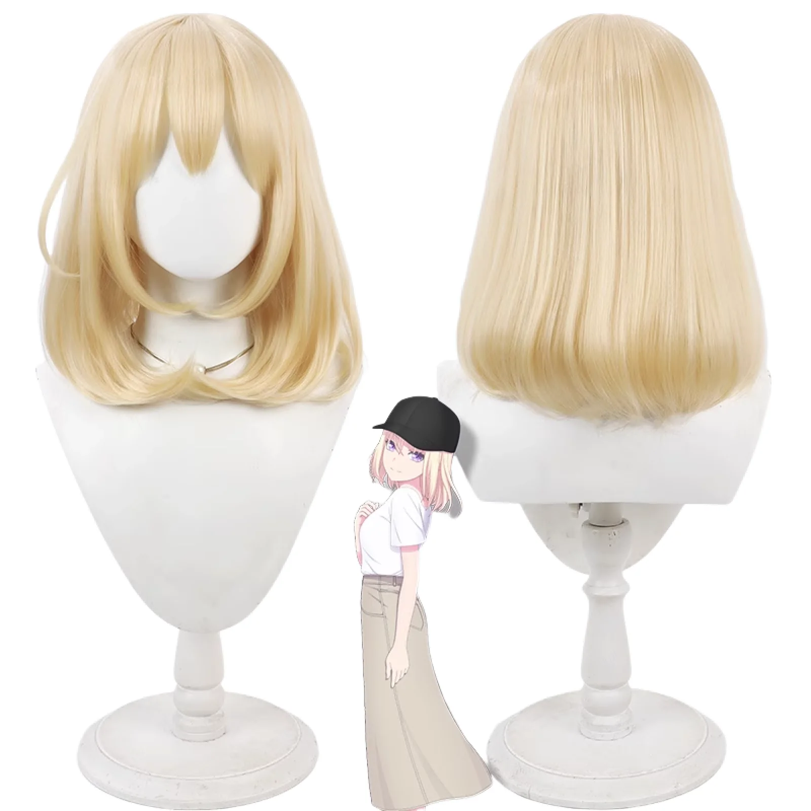 Misumi Uika Cosplay Wig Costume Shoulder-Length Platinum Blonde Hair for Women Girls Cos Anime Role Halloween Accessories
Misumi Uika Cosplay Wig Costume Shoulder-Length Platinum Blonde Hair for Women Girls Cos Anime Role Halloween Accessories