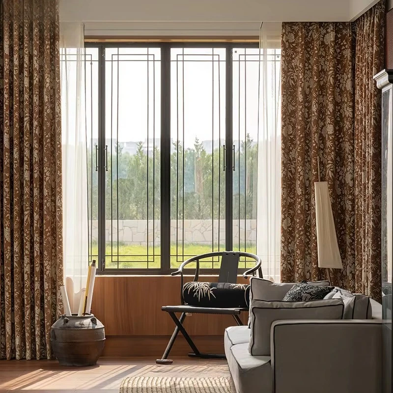 Chenille Color Woven Jacquard French Vintage High-grade Atmosphere Curtains for Living Room Bedroom Dining Custom Size
Chenille Color Woven Jacquard French Vintage High-grade Atmosphere Curtains for Living Room Bedroom Dining Custom Size