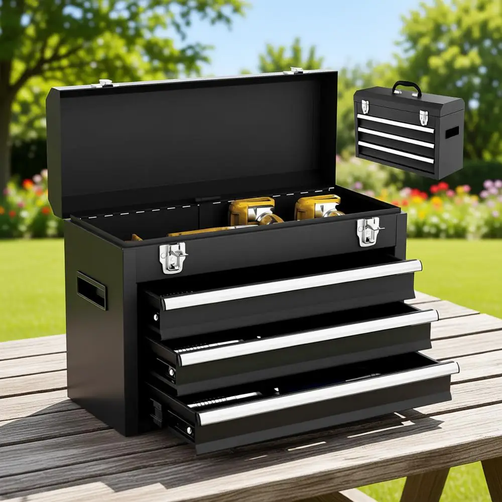 Портативный сверхпрочный стальной ящик для инструментов с вкладышами EVC и защелкой ES, шарикоподшипниковыми направляющими, черным порошковым покрытием
Портативный сверхпрочный стальной ящик для инструментов с вкладышами EVC и защелкой ES, шарикоподшипниковыми направляющими, черным порошковым покрытием