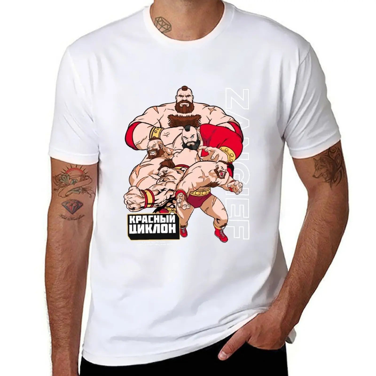 Zangief T-Shirt cotton tshirt 100% t shirts for man pack cotton T-Shirt
Zangief T-Shirt cotton tshirt 100% t shirts for man pack cotton T-Shirt