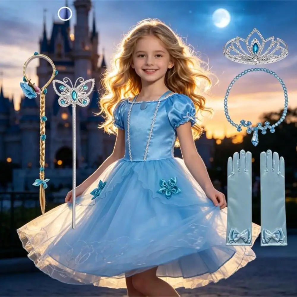 Girls' Fantasy Cinderella Floral Dresses Children Party Princess Costume Kids Christmas Birthday Outfit Kids Prom Dress up
Girls' Fantasy Cinderella Floral Dresses Children Party Princess Costume Kids Christmas Birthday Outfit Kids Prom Dress up