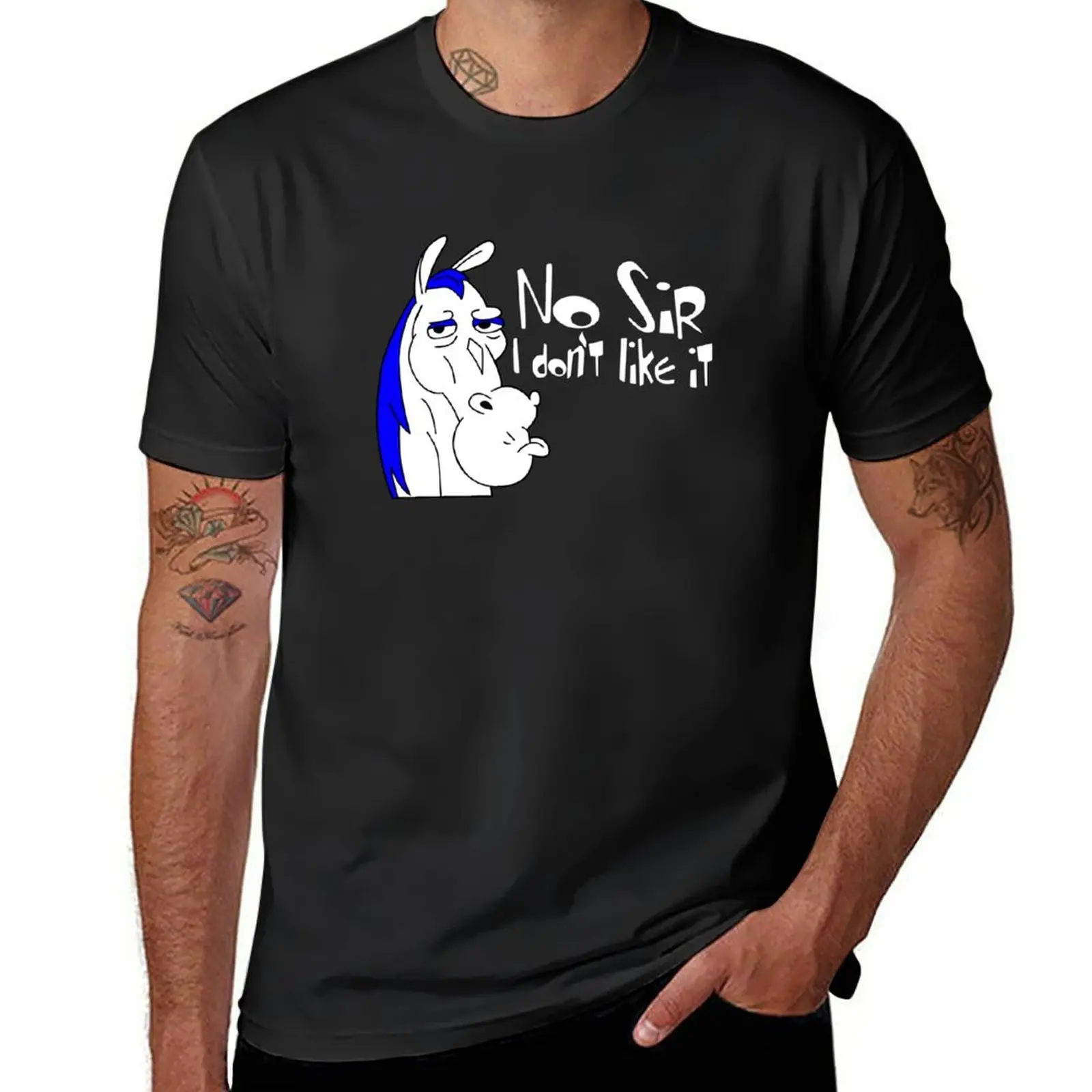 New No Sir, I Don't Like It T-Shirt sublime t shirt anime clothes graphic t shirts Men's cotton t-shirt
New No Sir, I Don't Like It T-Shirt sublime t shirt anime clothes graphic t shirts Men's cotton t-shirt