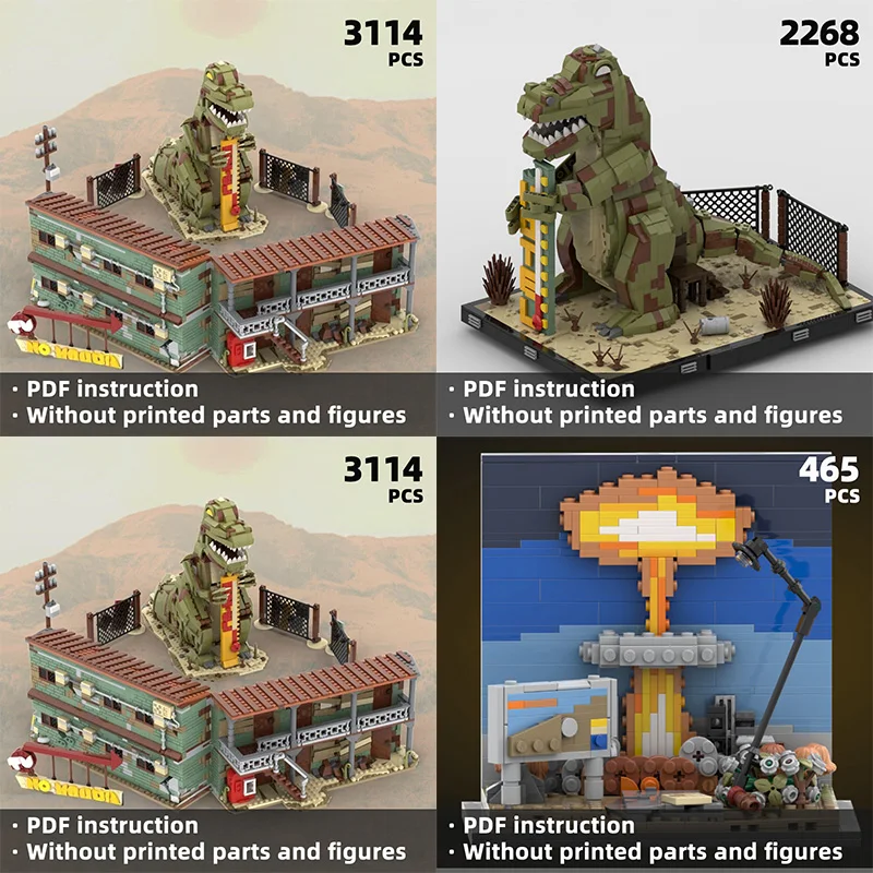 Falowt!Dinosaur 3D model toy building blocks, DIY toys for dinosaur enthusiasts - Huge Tyrannosaurus rex and scenes
Falowt!Dinosaur 3D model toy building blocks, DIY toys for dinosaur enthusiasts - Huge Tyrannosaurus rex and scenes