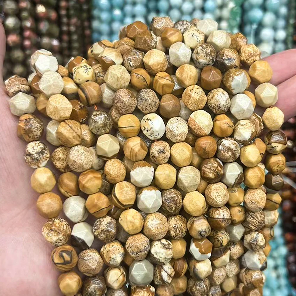 Natural Picture Stone Irregular 6/8/10mm Handmade DIY Spacer Beads For Jewelry Making DIY Charm Bracelet Necklace Accessories
Natural Picture Stone Irregular 6/8/10mm Handmade DIY Spacer Beads For Jewelry Making DIY Charm Bracelet Necklace Accessories