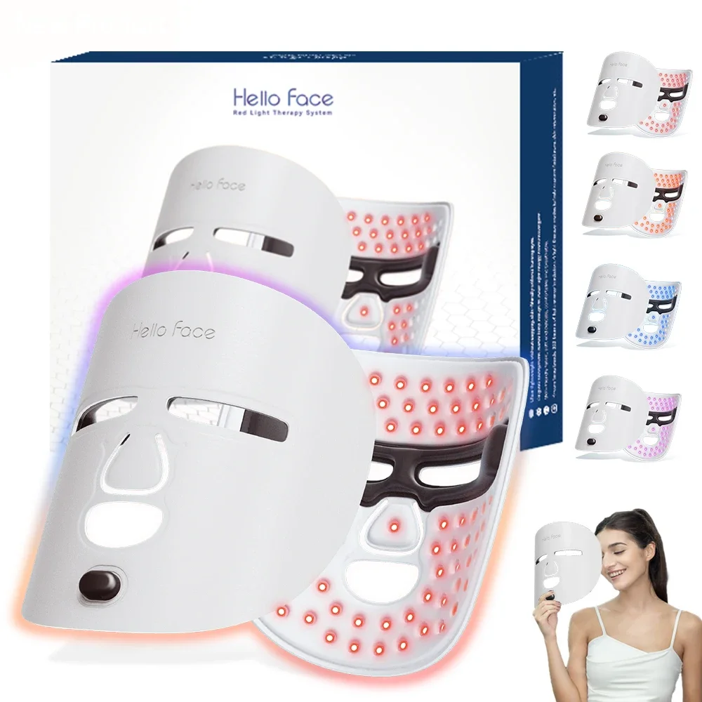 Leather Redlight Therapy Facial Mask 4 Colors LED Light Therapy 460 605 630 850nm Near Infrared And Red Light Therapy For Face
Leather Redlight Therapy Facial Mask 4 Colors LED Light Therapy 460 605 630 850nm Near Infrared And Red Light Therapy For Face