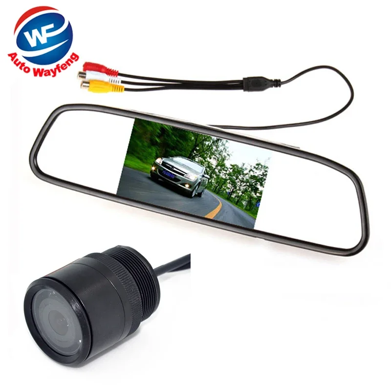 2 in 1 170 Degrees Mini Car Rear view Camera +Auto Parking Assistance System 4.3 inch TFT LCD Mirror Car Parking Monitor-WF
2 in 1 170 Degrees Mini Car Rear view Camera +Auto Parking Assistance System 4.3 inch TFT LCD Mirror Car Parking Monitor-WF