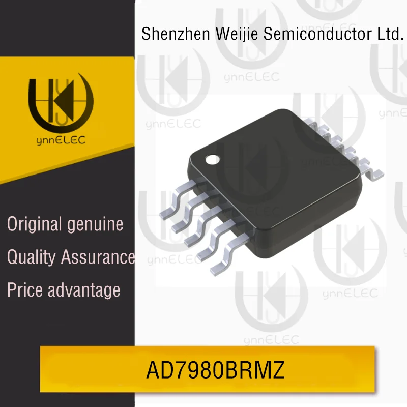 Original AD7980BRMZ ADC | 94dB SNR | SPI Interface | MSOP-10
Original AD7980BRMZ ADC | 94dB SNR | SPI Interface | MSOP-10