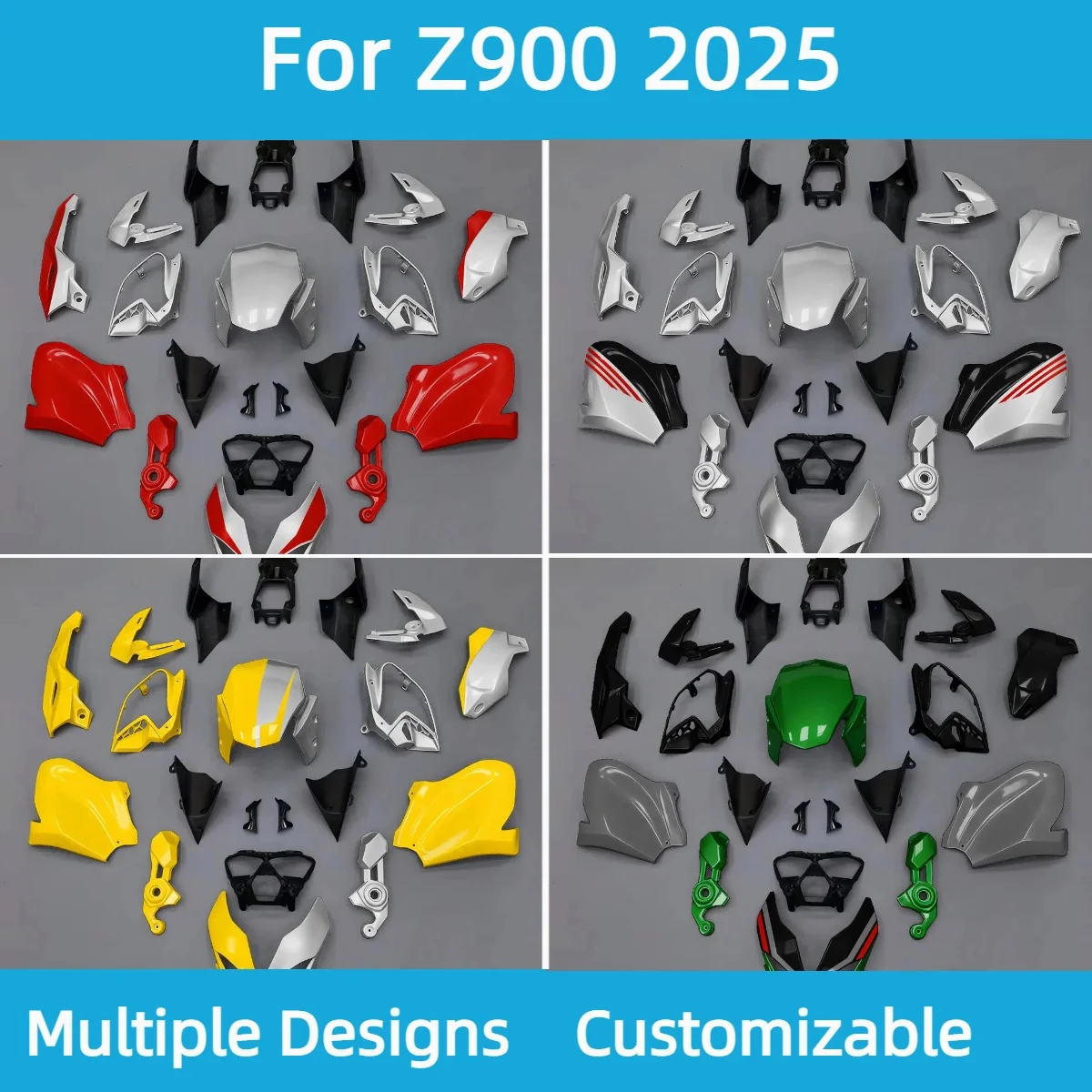 Z900 2025 Fairings Motorcycle for Kawasaki Z 900 25 ABS Injection Accessory Complete Fairing Bodywork Kit
Z900 2025 Fairings Motorcycle for Kawasaki Z 900 25 ABS Injection Accessory Complete Fairing Bodywork Kit