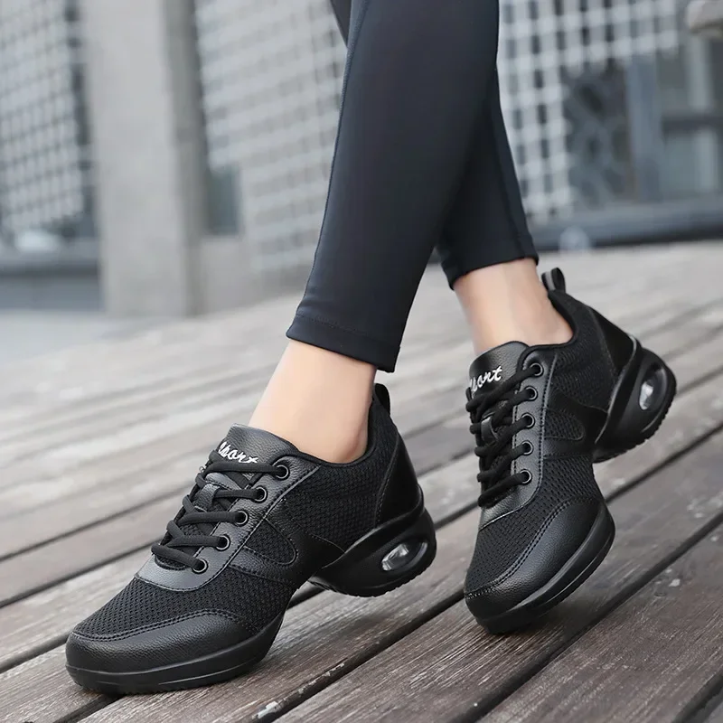 Ladies Breathable Mesh Competitive Aerobics Shoes Cheerleading Training Shoes Women's White Black Special Shoes
Ladies Breathable Mesh Competitive Aerobics Shoes Cheerleading Training Shoes Women's White Black Special Shoes