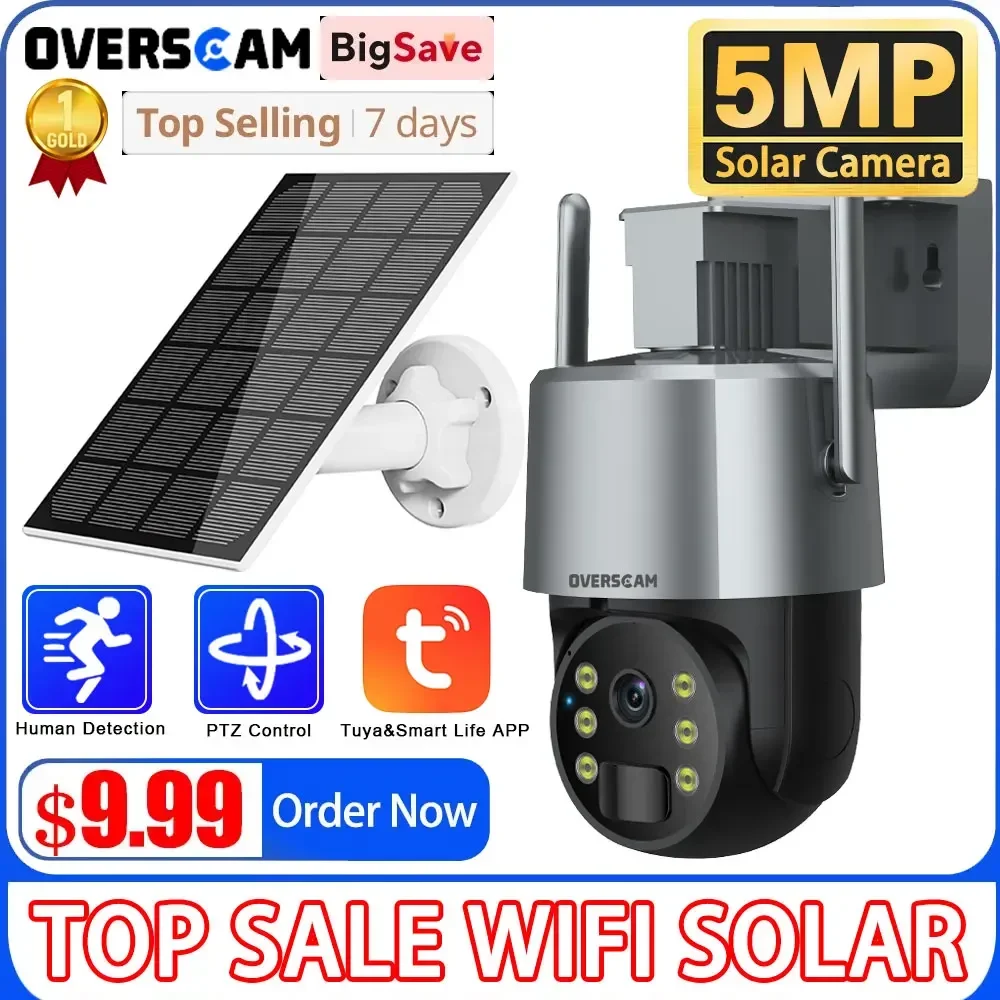 5MP Solar WiFi Camera Outdoor Built-in Battery Tuya Smart Life Security Camera Solar Panel Wireless Video Surveillance CCTV PTZ
5MP Solar WiFi Camera Outdoor Built-in Battery Tuya Smart Life Security Camera Solar Panel Wireless Video Surveillance CCTV PTZ