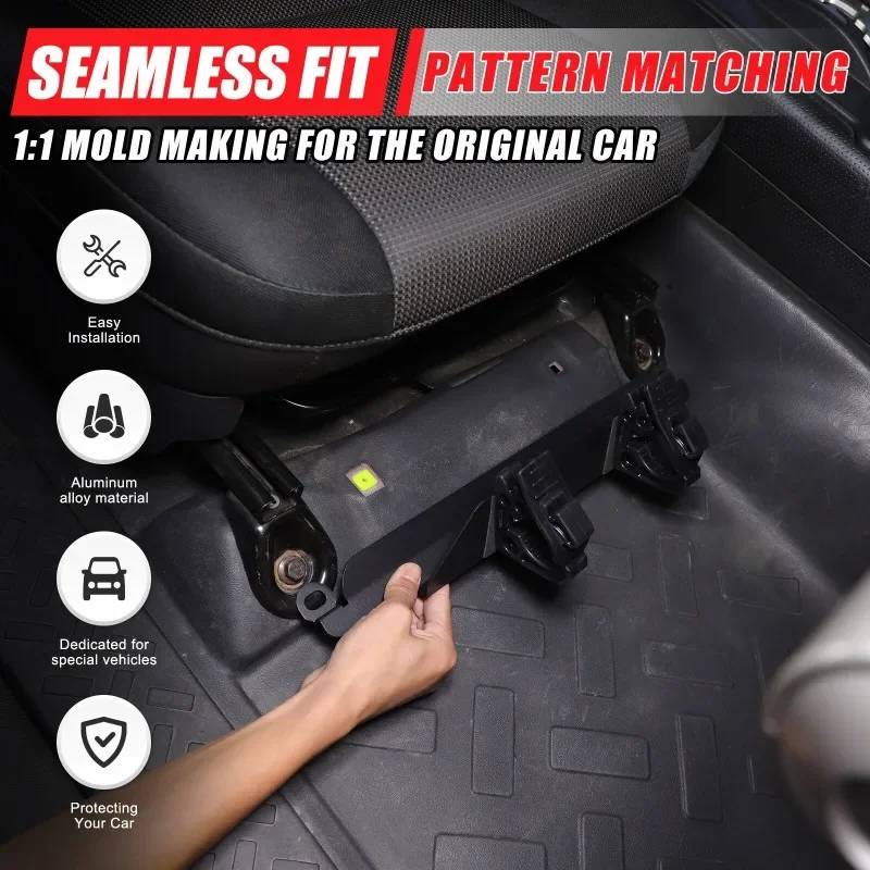 For Toyota FJ Cruiser 2007-2021 Aluminum Alloy Black Car Under Seat Flashlight Holder Bracket Interior Car Accessories
For Toyota FJ Cruiser 2007-2021 Aluminum Alloy Black Car Under Seat Flashlight Holder Bracket Interior Car Accessories