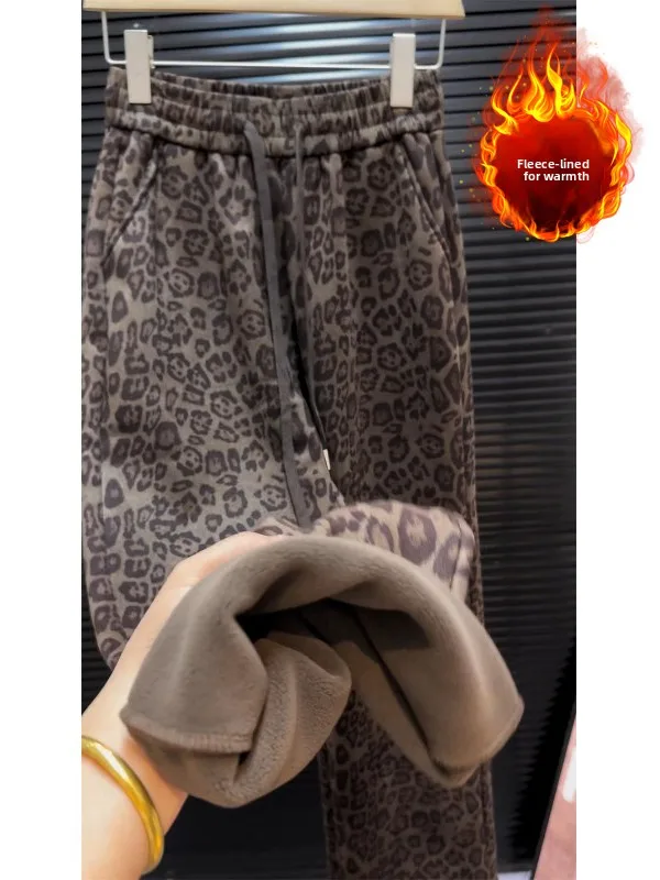 Faionable большие размеры с леопардовым принтом, широкие брюки на подкладке, длинные брюки прямого кроя с высокой талией и завязками для женщин
Faionable большие размеры с леопардовым принтом, широкие брюки на подкладке, длинные брюки прямого кроя с высокой талией и завязками для женщин