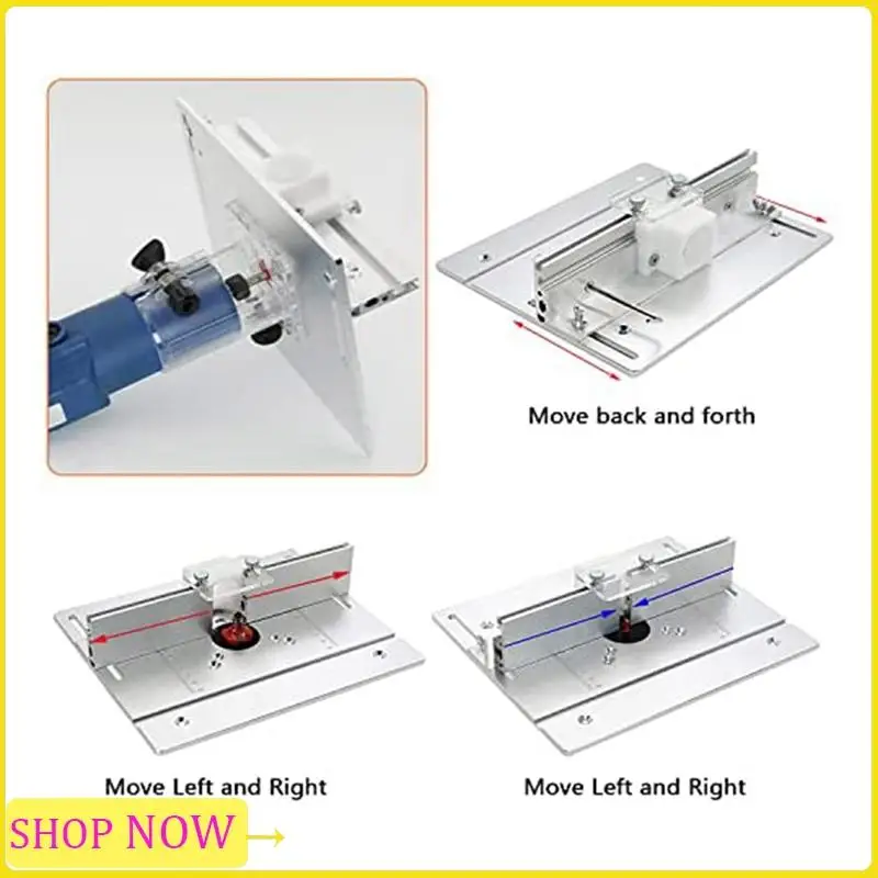 Aluminum Alloy Router Table Insert Plate Routers For Woodworking With Transparent Dustboard
Aluminum Alloy Router Table Insert Plate Routers For Woodworking With Transparent Dustboard