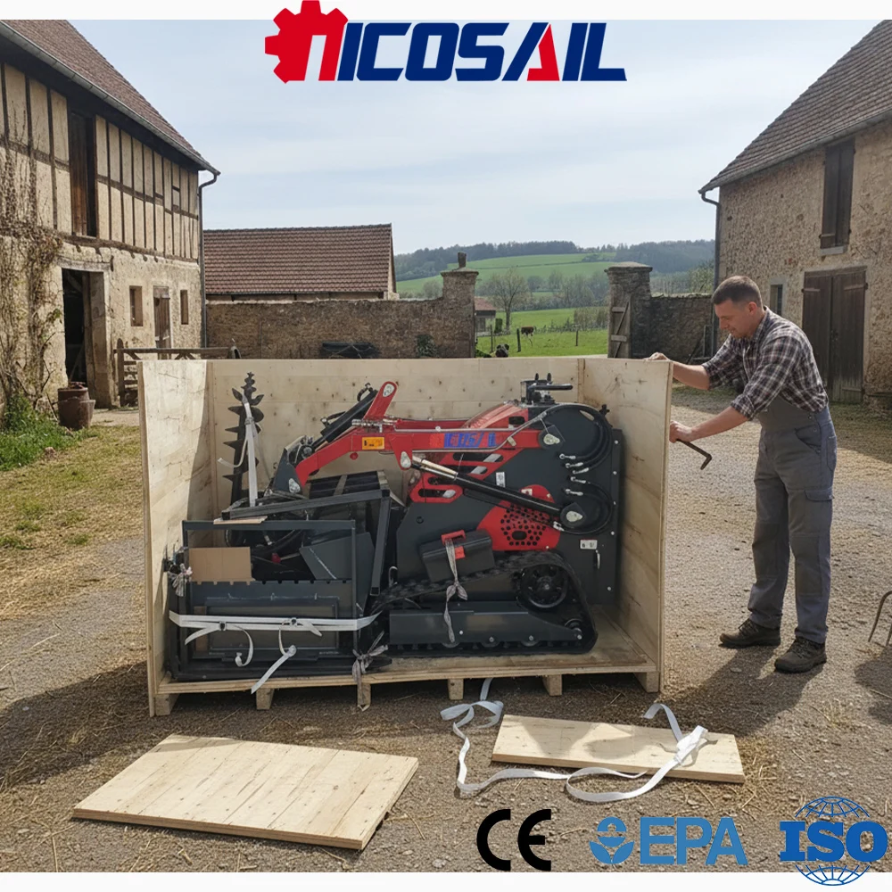 Custom Mini Skid Steer Loader Euro 5 CE Certified Compact Loader for Agriculture and Construction Sites
Custom Mini Skid Steer Loader Euro 5 CE Certified Compact Loader for Agriculture and Construction Sites