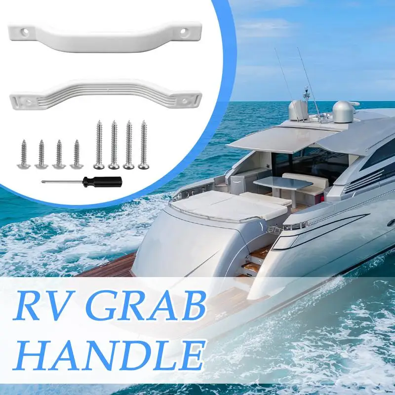 RV Interior Pull Handle 2X Automotive Grab Handles Automotive Safety Grip With Screwdriver 8 Screws For Cargo Protection Parts
RV Interior Pull Handle 2X Automotive Grab Handles Automotive Safety Grip With Screwdriver 8 Screws For Cargo Protection Parts