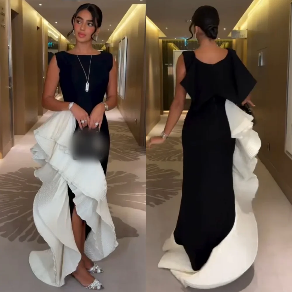 Индивидуальные джерси со складками и рюшами с круглым вырезом, шикарные асимметричные длинные платья на заказ, вечер знаменитости, модная вечеринка
Индивидуальные джерси со складками и рюшами с круглым вырезом, шикарные асимметричные длинные платья на заказ, вечер знаменитости, модная вечеринка