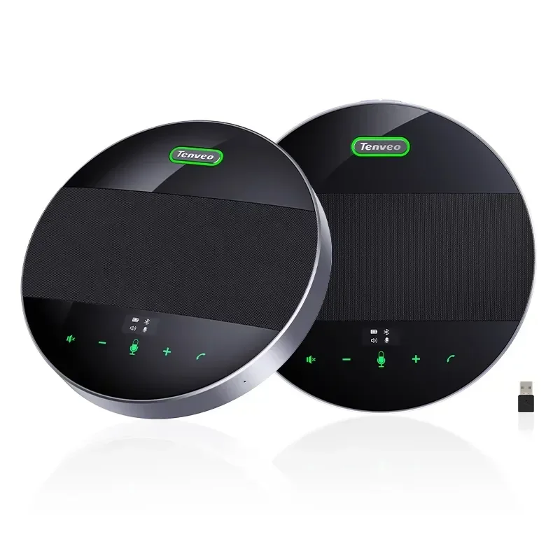 TEVO-M5B-EX Daisy Chain 2 Pcs Cascade Connection Blue Tooth Wireless 10 12m Voice Pickup Range Conference Speakerphone
TEVO-M5B-EX Daisy Chain 2 Pcs Cascade Connection Blue Tooth Wireless 10 12m Voice Pickup Range Conference Speakerphone