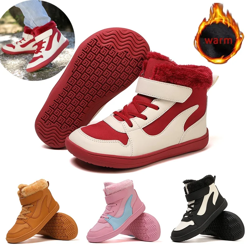 Kids Barefoot Snow Boots Waterproof Thickened Warm Plush Boots Anti-slip Outdoor Hiking Shoes Winter Kids Wide Toe Cotton Boots
Kids Barefoot Snow Boots Waterproof Thickened Warm Plush Boots Anti-slip Outdoor Hiking Shoes Winter Kids Wide Toe Cotton Boots