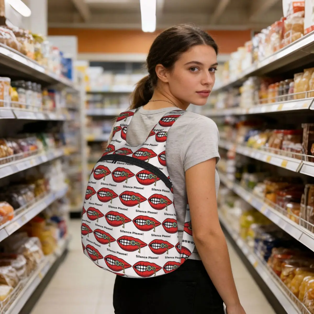 Funny Lip Backpack Student BookBag Children Storage School Bag Laptop Shoulder Bags for Men Women
Funny Lip Backpack Student BookBag Children Storage School Bag Laptop Shoulder Bags for Men Women