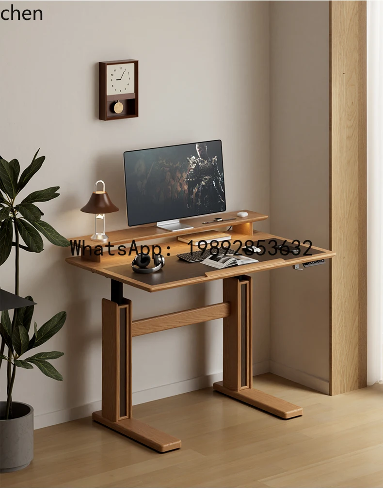 GZ solid wood electric lifting table adjustable e-sports study office computer workbench
GZ solid wood electric lifting table adjustable e-sports study office computer workbench