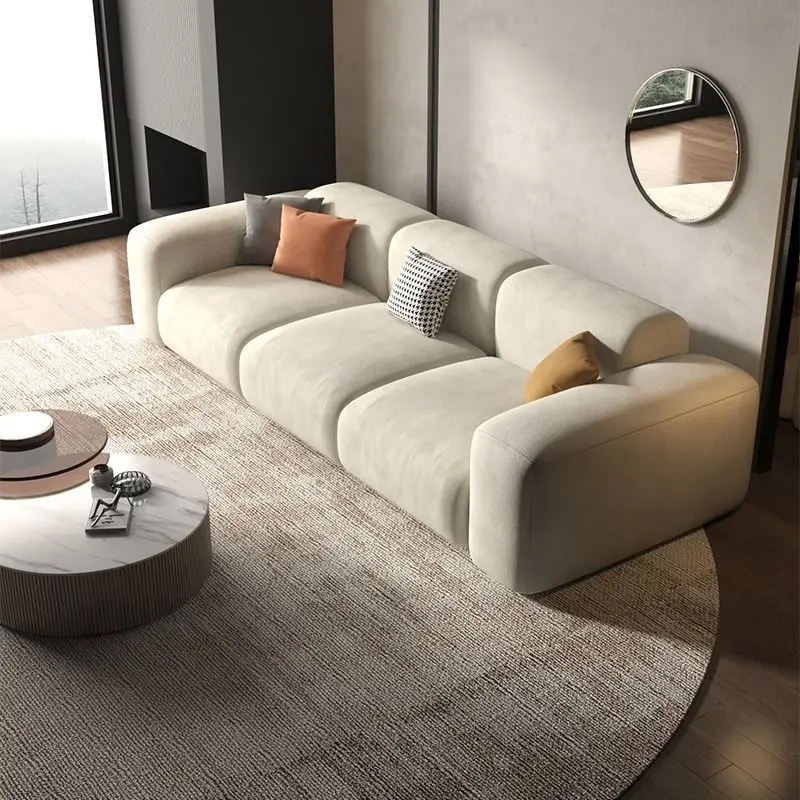 Living room small apartment Italian light luxury simple modern technology fabric sofa combination
Living room small apartment Italian light luxury simple modern technology fabric sofa combination