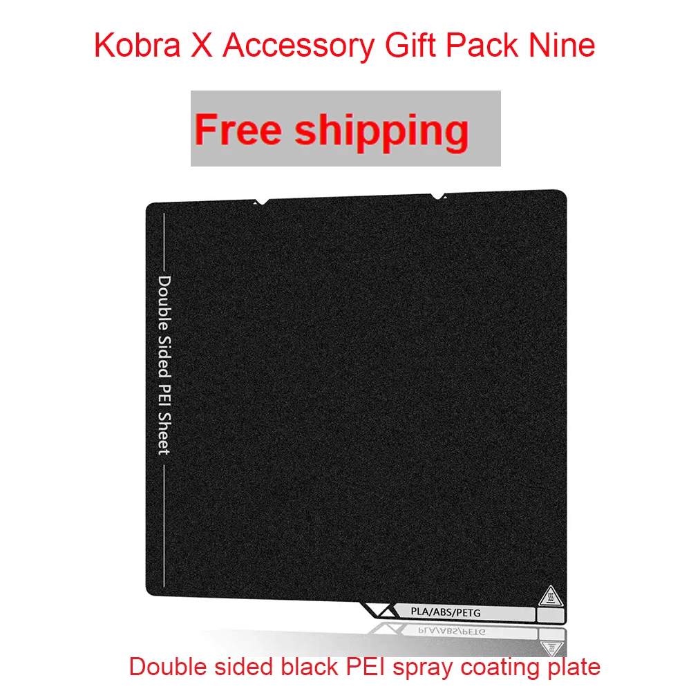 Suitable for KObra X 3D printer accessory gift package (including nozzle, heating component, cold plate, PEI Plate
Suitable for KObra X 3D printer accessory gift package (including nozzle, heating component, cold plate, PEI Plate