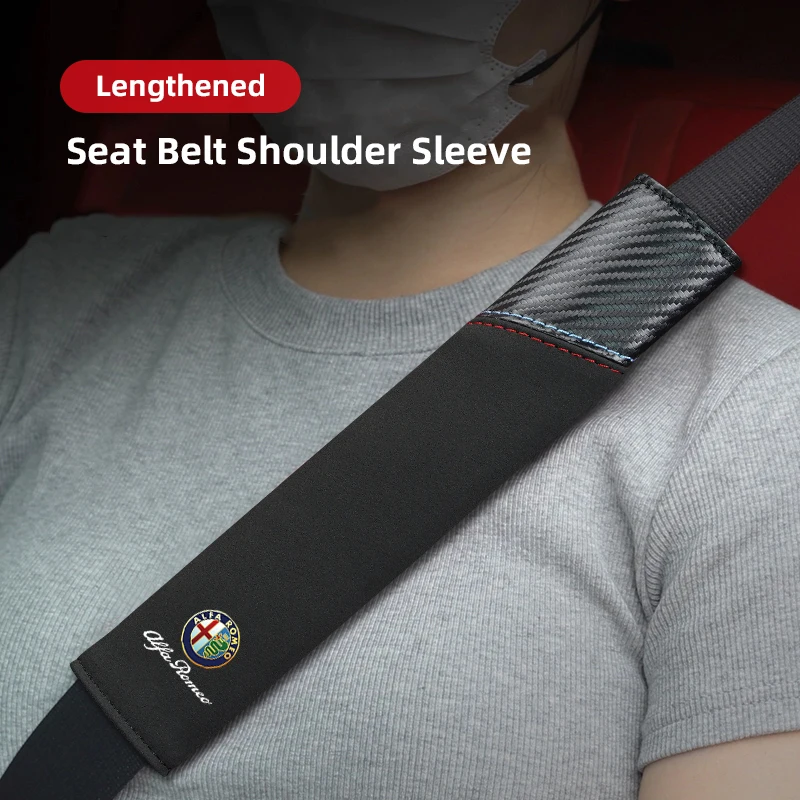 Carbon Fiber Car Seat Belt Shoulder Cover Safety SeatBelt Protection Pad For Alfa Romeo 4C 159 166 Spider Giulietta 156 147 GT
Carbon Fiber Car Seat Belt Shoulder Cover Safety SeatBelt Protection Pad For Alfa Romeo 4C 159 166 Spider Giulietta 156 147 GT