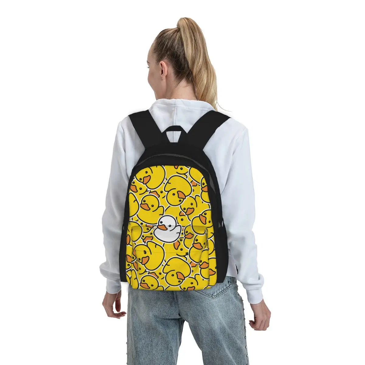 Yellow Duck Pattern Backpack Boys Girls BookBag Children School Bag Computer Shoulder Bags for Men Women
Yellow Duck Pattern Backpack Boys Girls BookBag Children School Bag Computer Shoulder Bags for Men Women