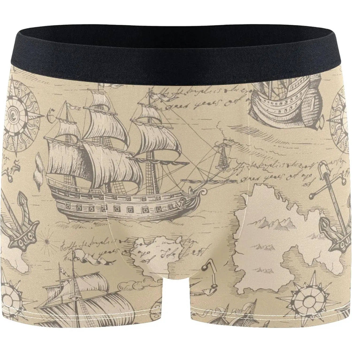 Мужские трусы-боксеры для путешествий, приключений, винтажное пиратское мягкое нижнее белье, удобные трусы с эластичным поясом, S-XXL
Мужские трусы-боксеры для путешествий, приключений, винтажное пиратское мягкое нижнее белье, удобные трусы с эластичным поясом, S-XXL