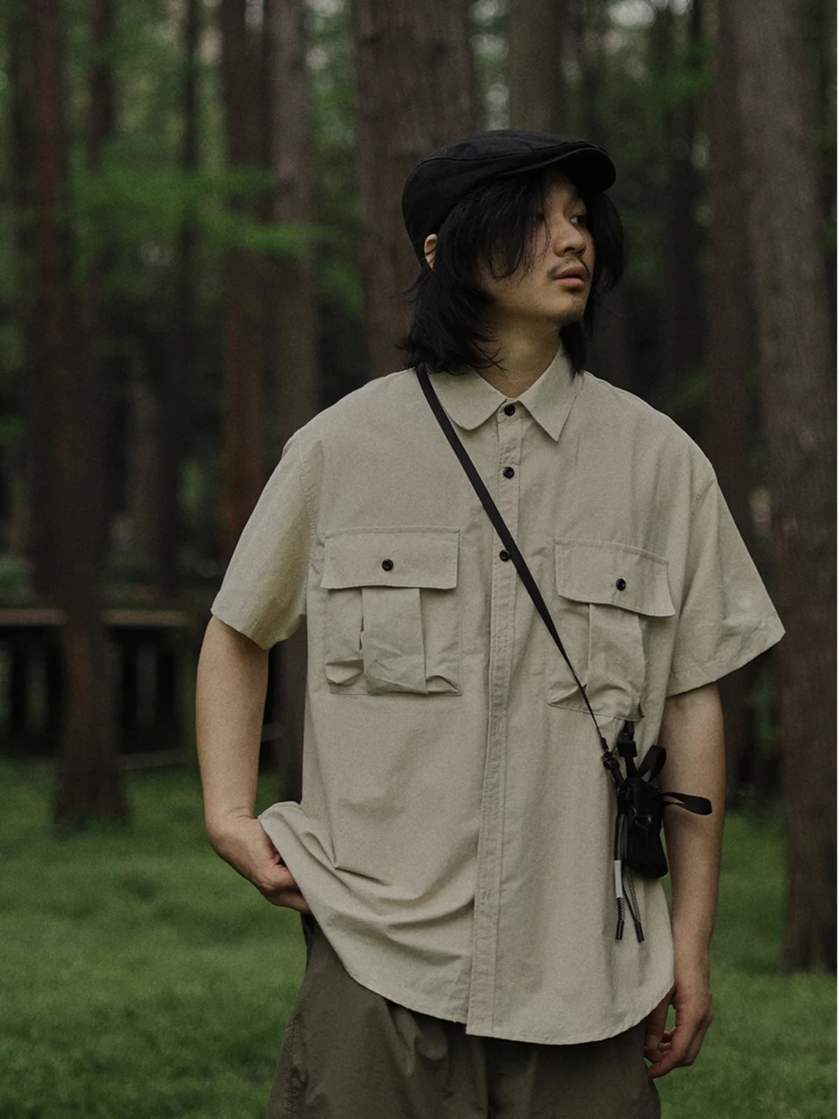 Youth Mountain Series Workwear Shirt Men's Outdoor Japanese Retro Pocket Shirt Jacket Summer Trend Loose Fit Short Sleeve
Youth Mountain Series Workwear Shirt Men's Outdoor Japanese Retro Pocket Shirt Jacket Summer Trend Loose Fit Short Sleeve
