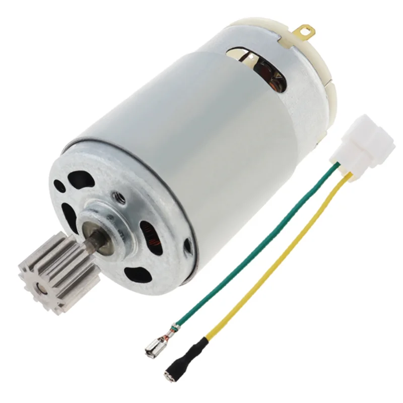 Kids Ride On Car For Remote Control Car Motor R390 12 Teeth 12V DC Motor 16000 RPM High Speed Electric Motor
Kids Ride On Car For Remote Control Car Motor R390 12 Teeth 12V DC Motor 16000 RPM High Speed Electric Motor