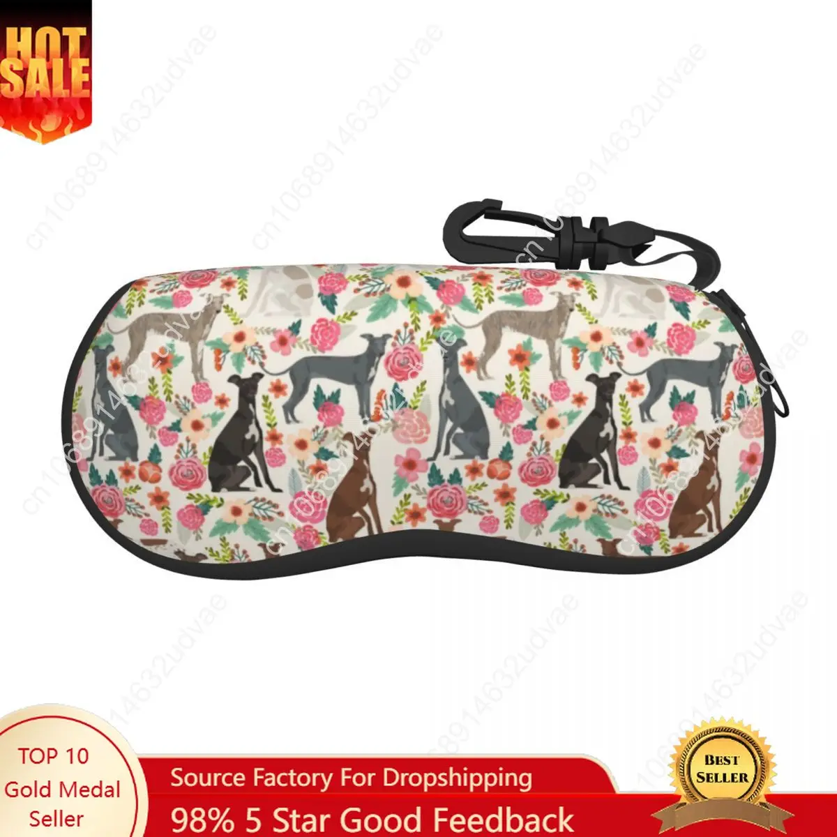 Custom Italian Greyhound Dog Floral Shell Eyeglasses Protector Cases Fashion Sunglass Case Sighthound Whippet Dog Glasses Pouch
Custom Italian Greyhound Dog Floral Shell Eyeglasses Protector Cases Fashion Sunglass Case Sighthound Whippet Dog Glasses Pouch
