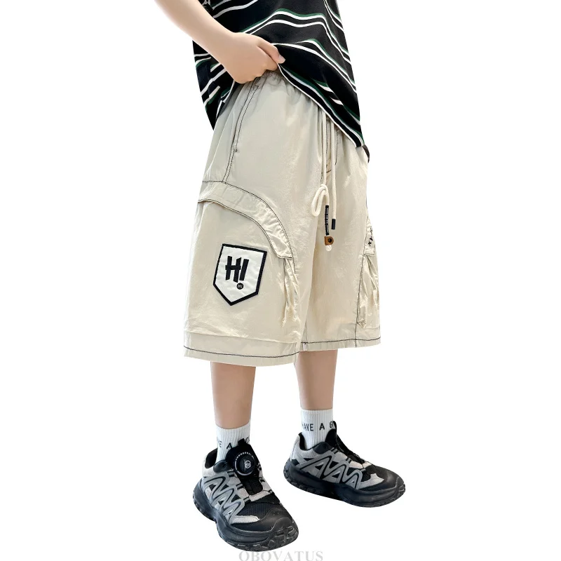 New Fashion Kids Cargo Shorts for Boys Loose Style Summer Shorts Streetwear Child Teenager Casual Cotton Knee-Length Pants 5-14Y
New Fashion Kids Cargo Shorts for Boys Loose Style Summer Shorts Streetwear Child Teenager Casual Cotton Knee-Length Pants 5-14Y