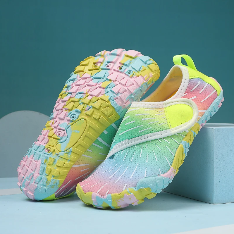 New Colorful Kids Aqua Shoes Beach Five Fingers Barefoot Water Shoes Summer Swimming Seaside Upstream Wading Children Sneakers
New Colorful Kids Aqua Shoes Beach Five Fingers Barefoot Water Shoes Summer Swimming Seaside Upstream Wading Children Sneakers