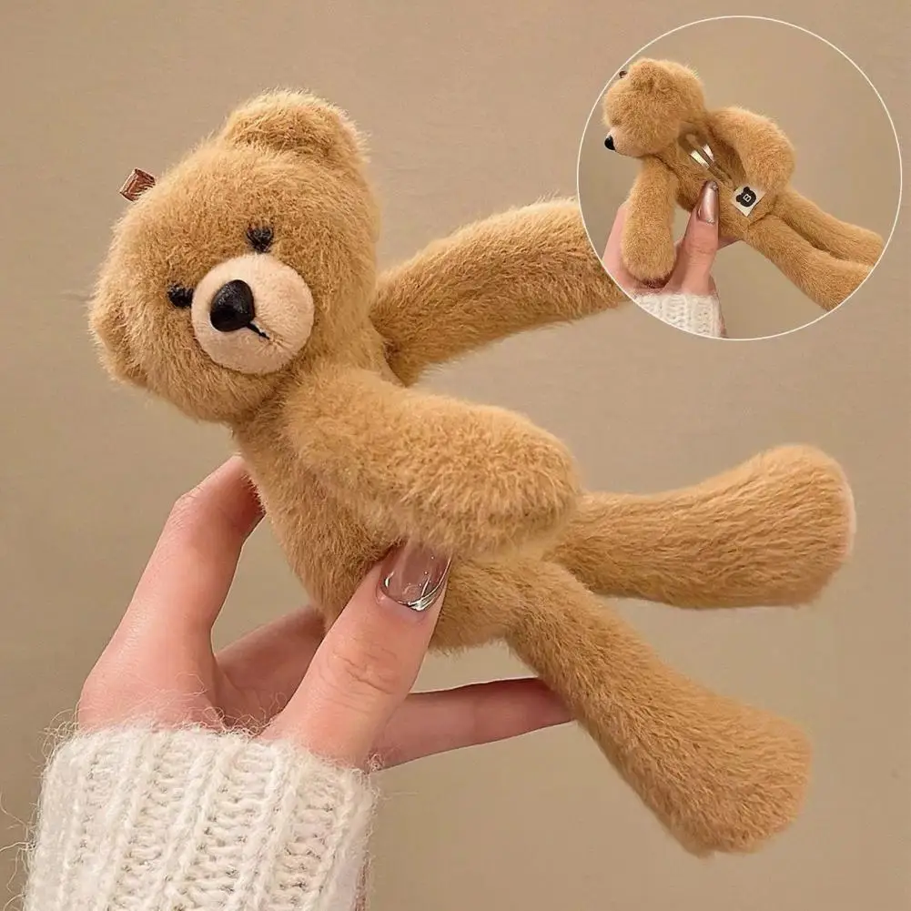 Upgraded Clamping Hair Clip Broken Hair Fixer Clip Cartoon Plush Bear Hair Claw Clip Bowknot Decor Accessory Strong for Women
Upgraded Clamping Hair Clip Broken Hair Fixer Clip Cartoon Plush Bear Hair Claw Clip Bowknot Decor Accessory Strong for Women
