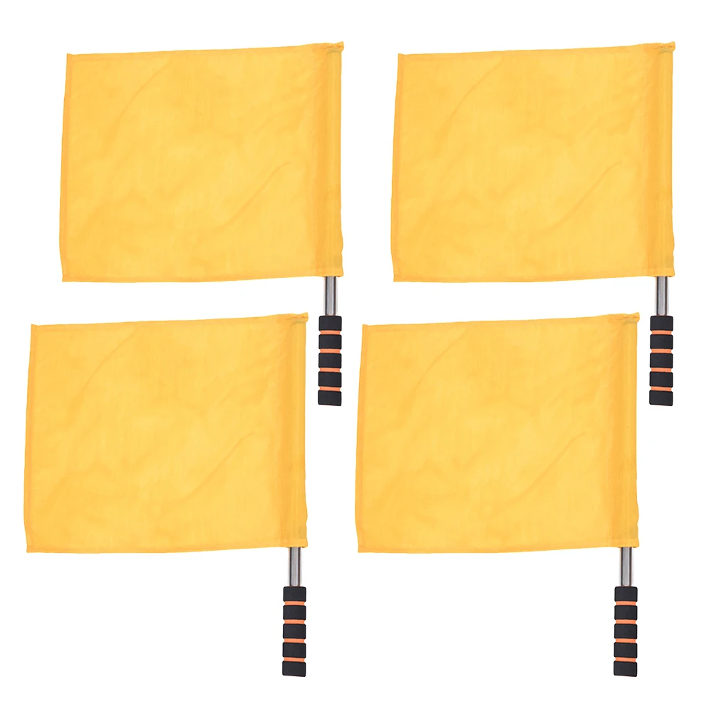 4 Pcs Solid Color Flags Durable Waterproof Cloth Referee Flagpole Sponge Handle Stainless Steel Lightweight Sports Outdoor
4 Pcs Solid Color Flags Durable Waterproof Cloth Referee Flagpole Sponge Handle Stainless Steel Lightweight Sports Outdoor