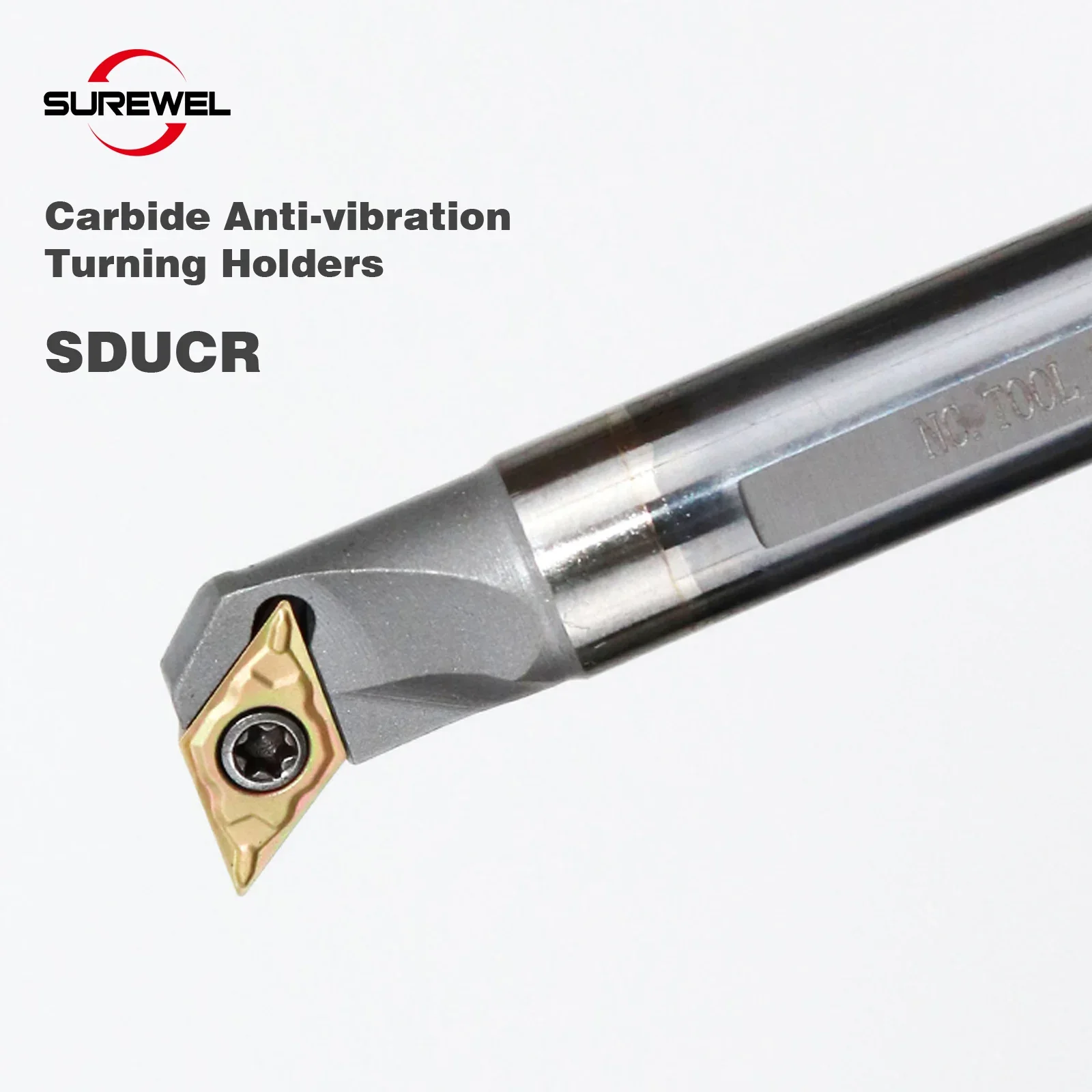 SDUCR carbide anti-vibration Turning Tool Rod C08K C10M C12Q C14Q C16R C25T CNC Tungsten Lathe Machining Bar Cutting Tool Holder
SDUCR carbide anti-vibration Turning Tool Rod C08K C10M C12Q C14Q C16R C25T CNC Tungsten Lathe Machining Bar Cutting Tool Holder