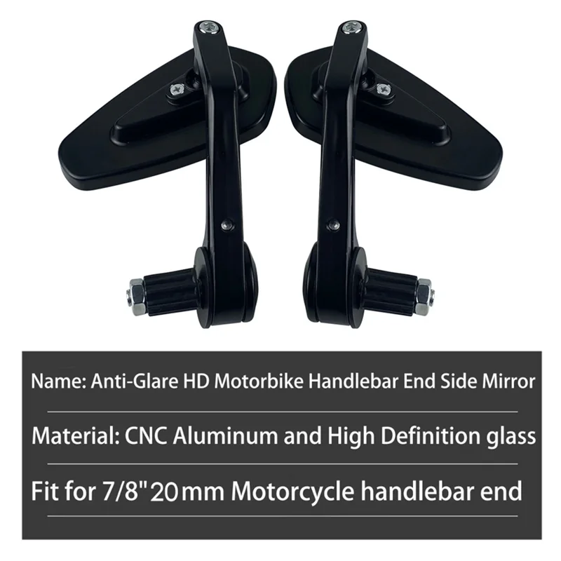 A20K-Motorcycle Handle Bar End Mirror 7/8Inch 22 Mm Side Rearview Mirrors Custom Smoke Blue Lens For Ducati BMW Honda Suzuki
A20K-Motorcycle Handle Bar End Mirror 7/8Inch 22 Mm Side Rearview Mirrors Custom Smoke Blue Lens For Ducati BMW Honda Suzuki