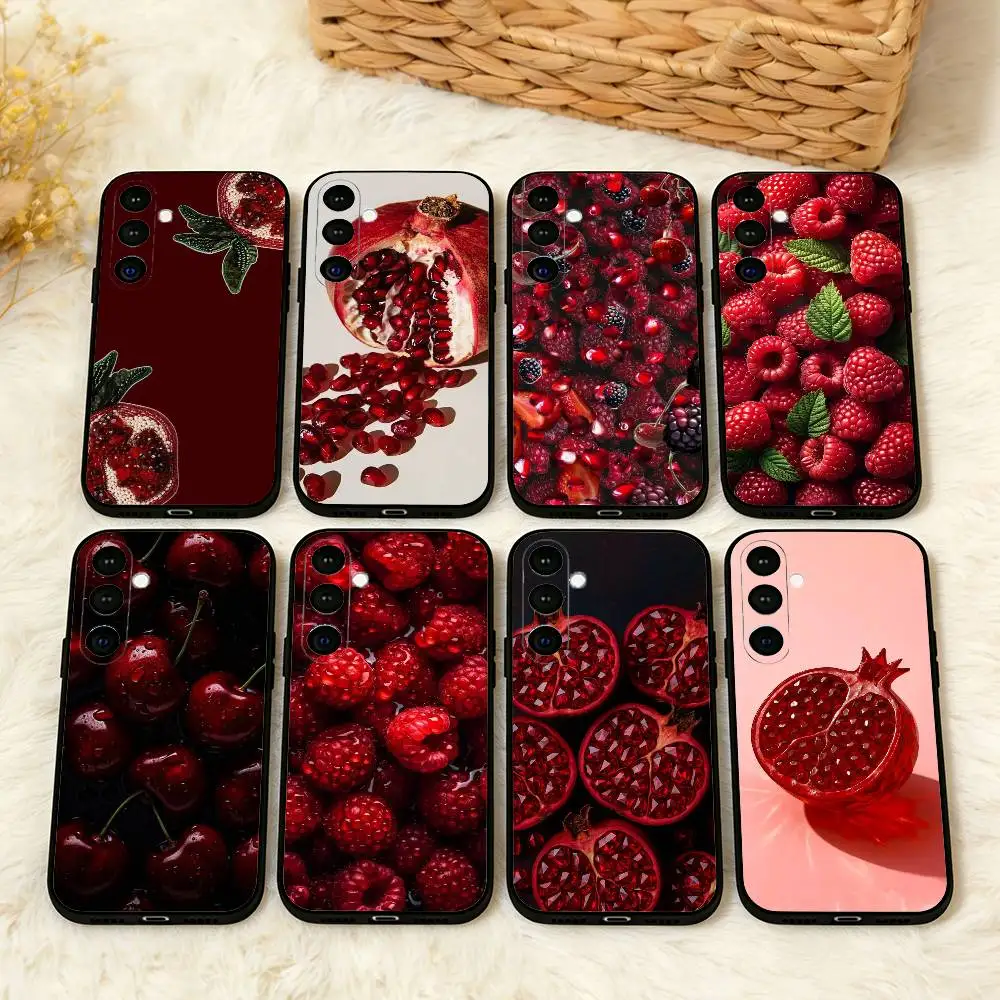 Red C-Cherry Pomegranate Raspberry Phone Case For Samsung A73,72,71,A52,51,40,41,A22,A32,31,A13, Soft Black Shell
Red C-Cherry Pomegranate Raspberry Phone Case For Samsung A73,72,71,A52,51,40,41,A22,A32,31,A13, Soft Black Shell