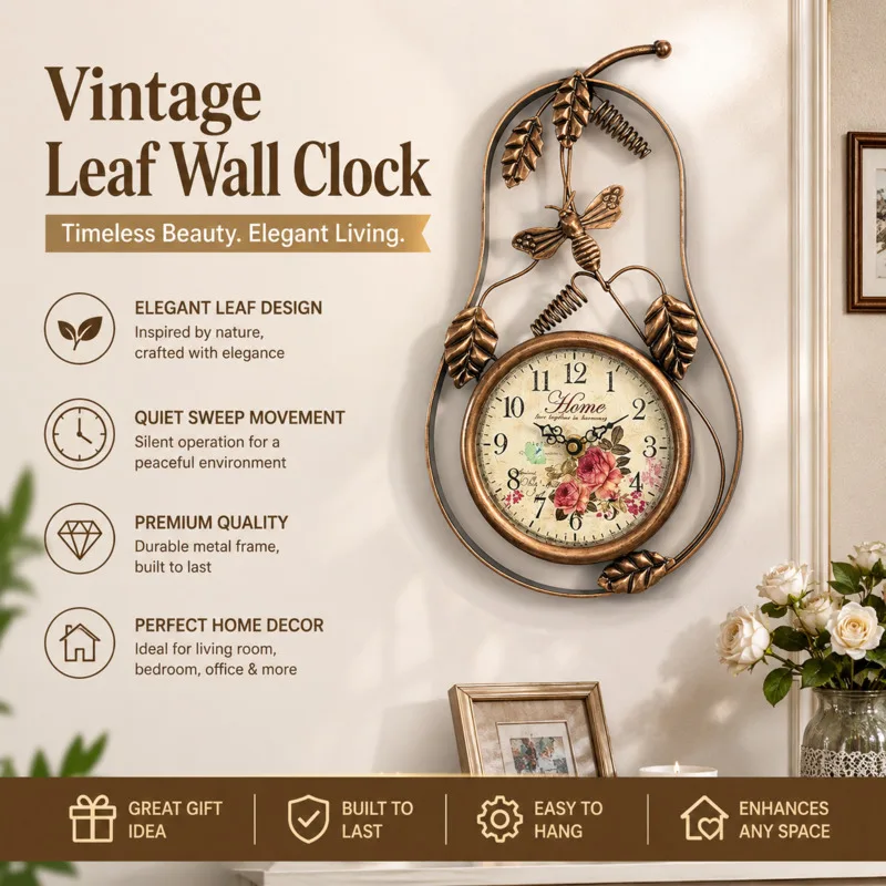 3D Gourd Wall Clock Vintage Metal Hanging Clock European Lucky Fu Lu Living Room Home Decor Silent Wall Clock 3D Gourd Wall Gift
3D Gourd Wall Clock Vintage Metal Hanging Clock European Lucky Fu Lu Living Room Home Decor Silent Wall Clock 3D Gourd Wall Gift