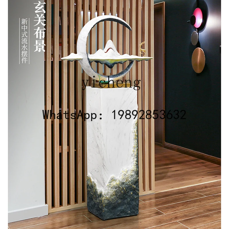 entrance aisle light luxury decoration flowing water fountain ornament modern simple rockery waterscape art
entrance aisle light luxury decoration flowing water fountain ornament modern simple rockery waterscape art