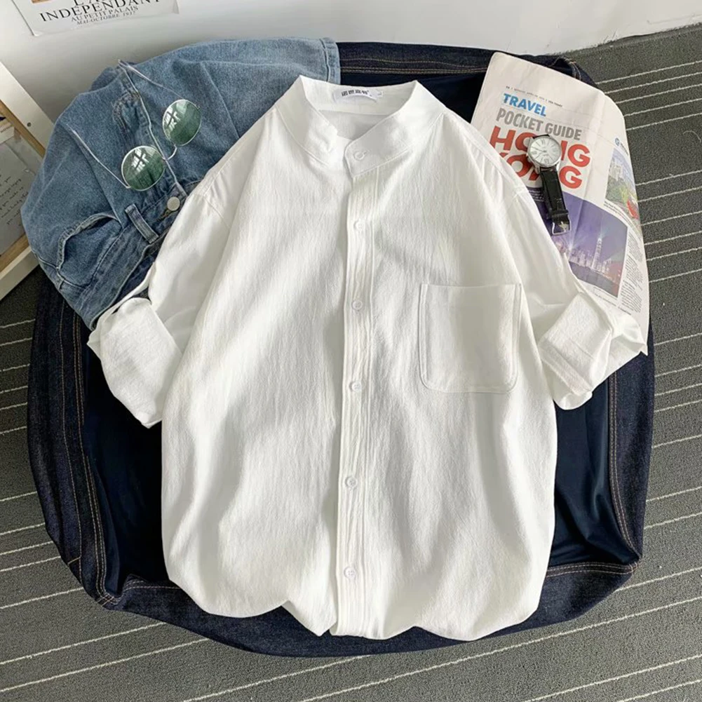 Shirts Men's Shirt Men\\'s Shirt M-2XL Mens Polyester Shirts Short Sleeve Solid Color Top White Black Fit Green
Shirts Men's Shirt Men\\'s Shirt M-2XL Mens Polyester Shirts Short Sleeve Solid Color Top White Black Fit Green