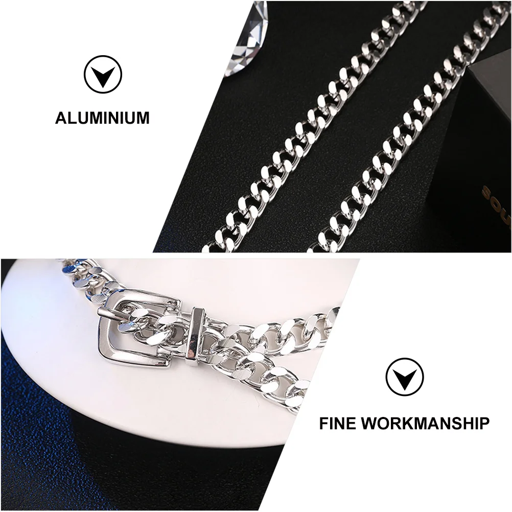 1pc Aluminum Metal Chain Belt Waist for Women Belly Belts Fashion Jewelry Chains Female Accessories Punk Style Body Decorations
1pc Aluminum Metal Chain Belt Waist for Women Belly Belts Fashion Jewelry Chains Female Accessories Punk Style Body Decorations