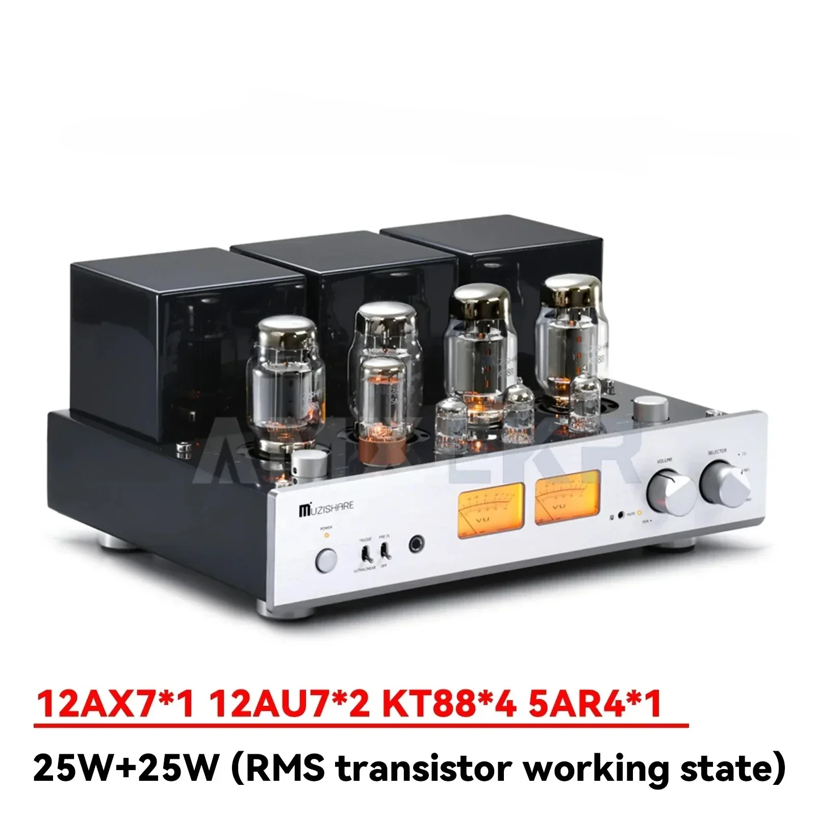 MUZISHARE X7 New KT88 Push-Pull Tube Amplifier Balanced GZ34 Lamp Amp Best Selling with Phono and Remote
MUZISHARE X7 New KT88 Push-Pull Tube Amplifier Balanced GZ34 Lamp Amp Best Selling with Phono and Remote